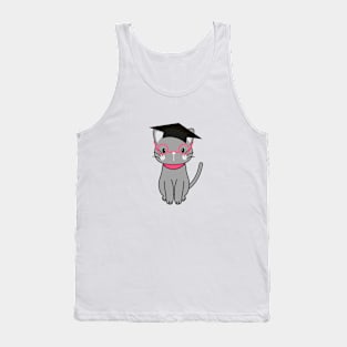 Cute Gradueted Cat Tank Top